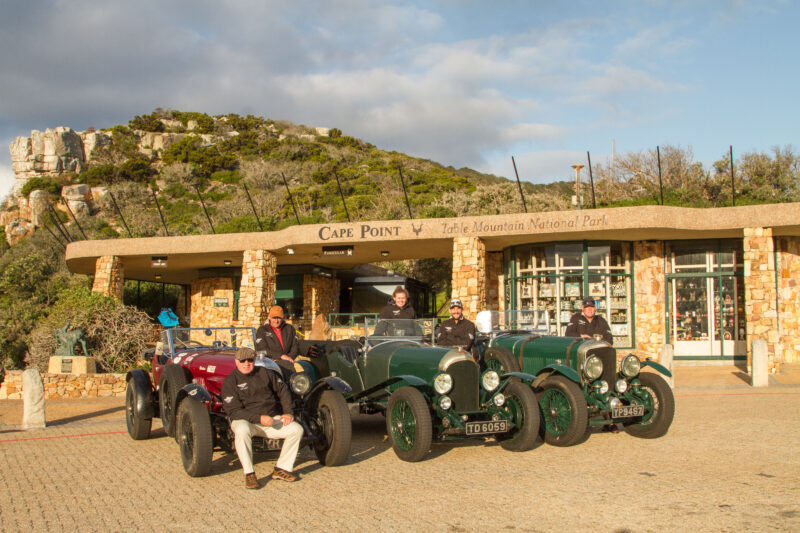 Vintage Bentley's at Cape Point