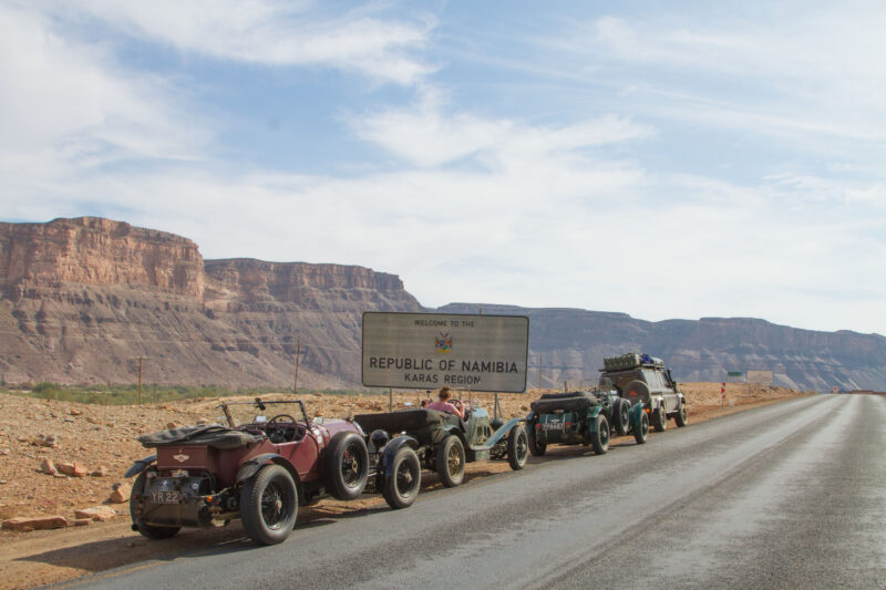 Vintage Bentley's in Africa.