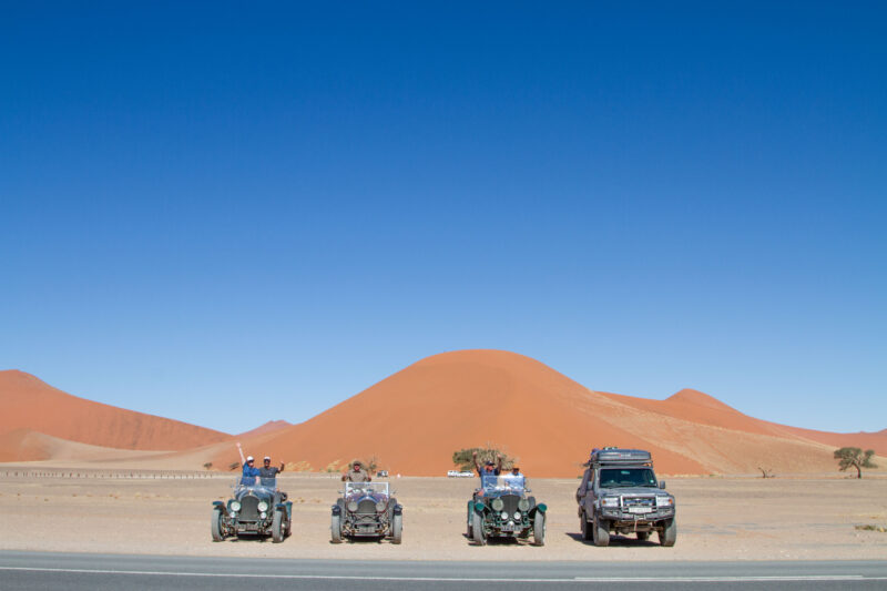 Vintage Bentley's in Africa.
