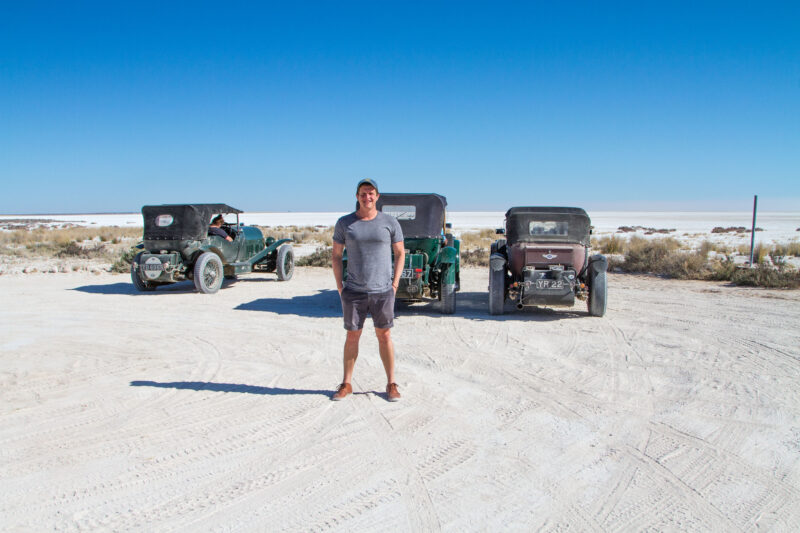 Vintage Bentley's in Africa.