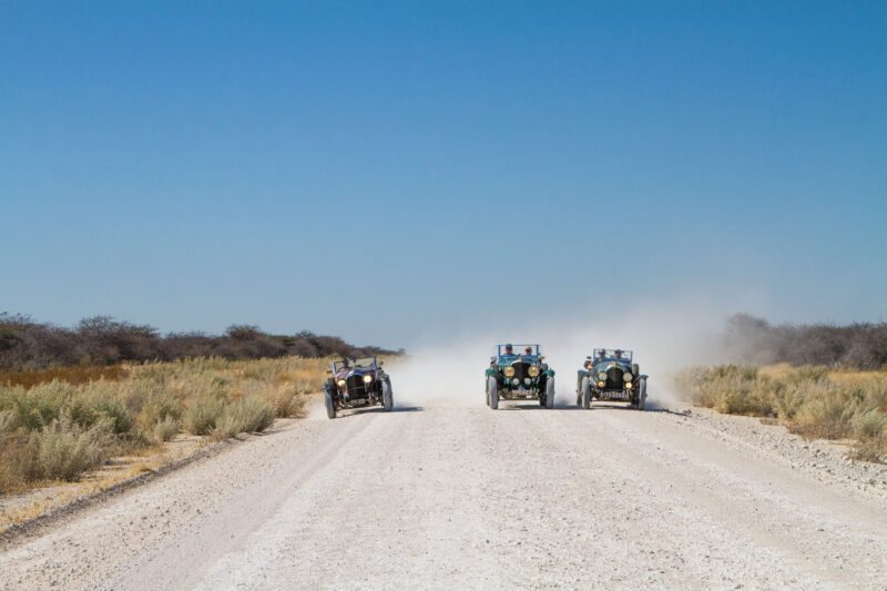 Vintage Bentley's in Africa.